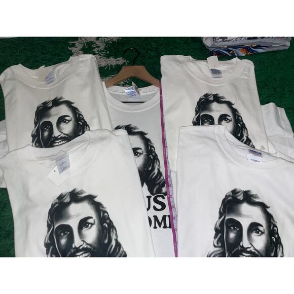Y2K Jesus Is My Homie White Christ Graphic God Religon Shirt 2000s Large - Picture 9 of 9